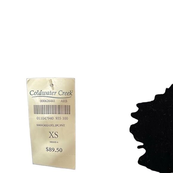 Coldwater Creek Smocked Velvet Hoodie - Picture 6 of 7